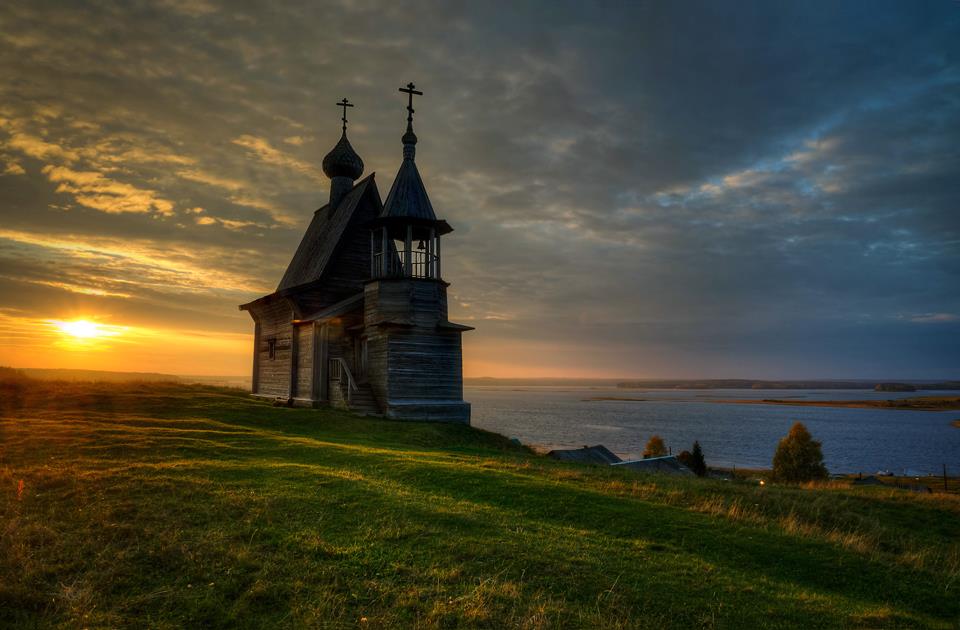 Кенозерский национальный парк, Никольская часовня, фото эдуард гордеев